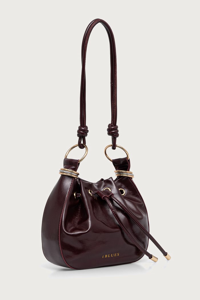 iBlues kabelka typu tote dámska z imitácie kože IBLGIARA 2627516012200 burgundské AW26