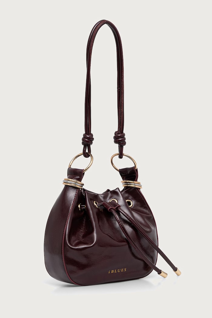 iBlues kabelka typu tote dámska z imitácie kože IBLGIARA 2627516012200 burgundské AW26