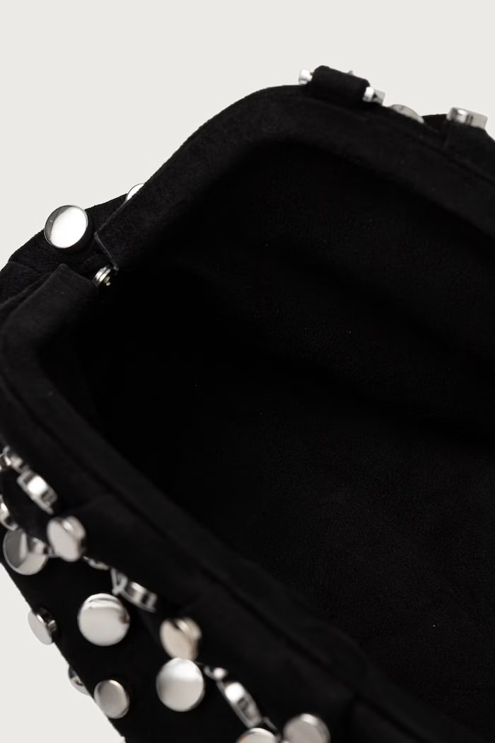 Crossbody kabelka dámska z imitácie semišu MLLGHIA Marella čierna 2623516177200