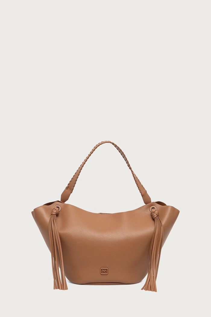 Marella Nákupní taška dámská z imitace kůže MLLPERLE 2623516047200 hnědá AW26