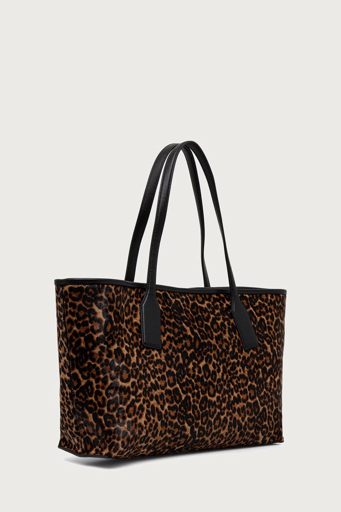 Marella Torebka shopper damska skórzana MLATASCA 2623519006200 czarny AW26