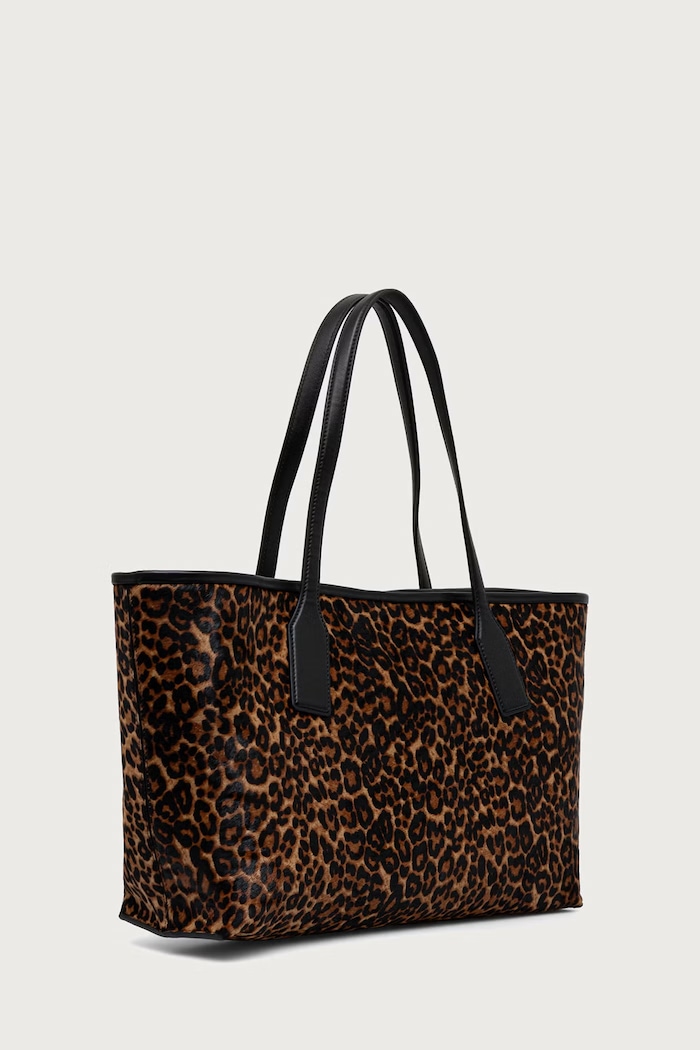 Marella Torebka shopper damska skórzana MLATASCA 2623519006200 czarny AW26