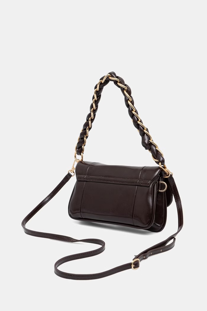 Dodatki Marella crossbody torbica ženska iz umetnega usnja MLAERA 2623516046200 rjava