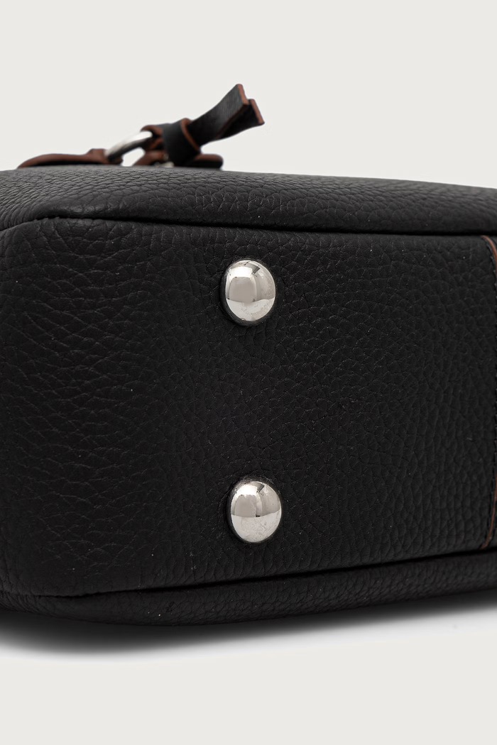 Torebka shopper damska skórzana Hogan KBW01XS0200TH1 czarny