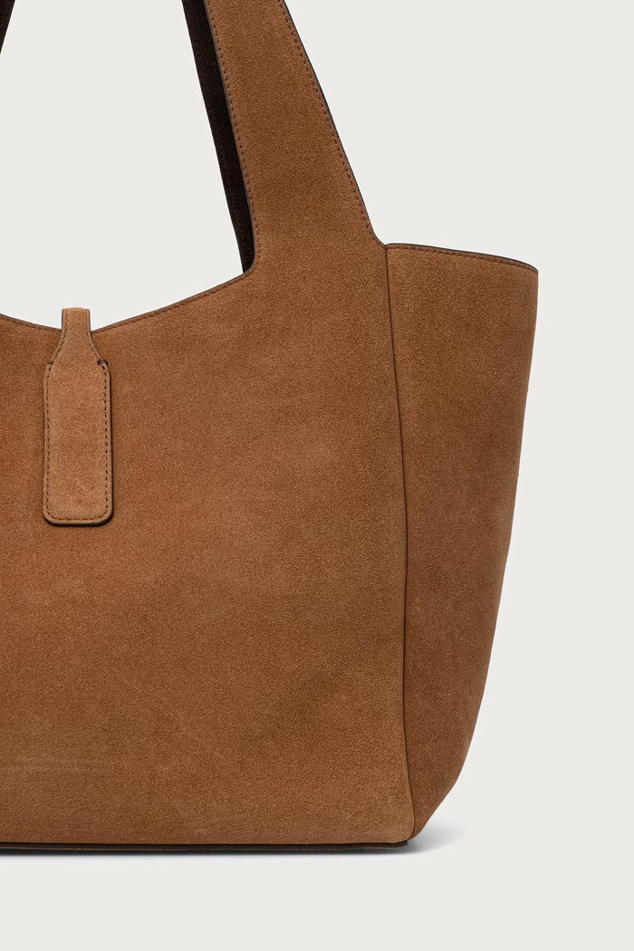 Akcesoria Hogan Torebka shopper damska skórzana KBW01XA1300UGM brązowy