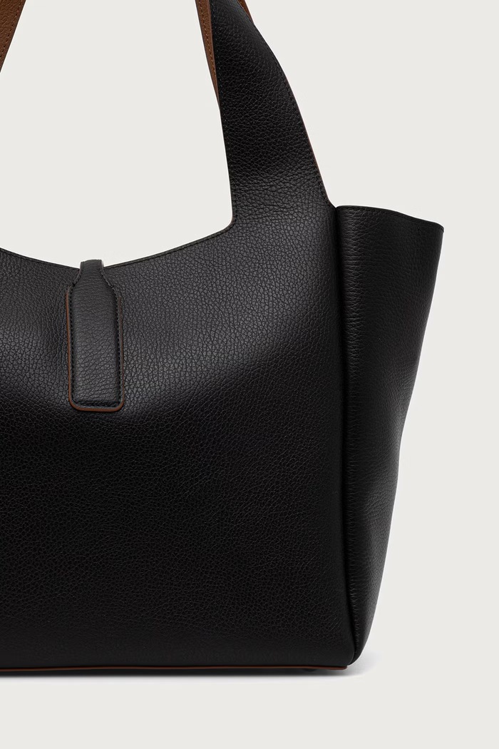 Akcesoria Hogan Torebka shopper damska skórzana KBW01XA0300QVD czarny
