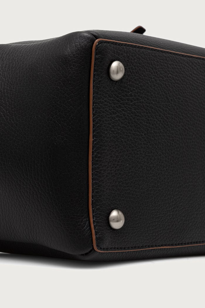 Torebka shopper damska skórzana Hogan czarny KBW01XA0300QVD