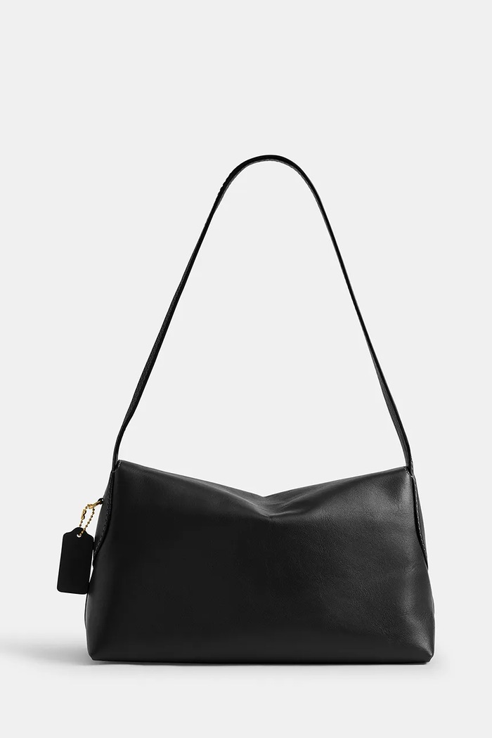 Coach torebka damska skórzana Chelsea Shoulder Bag 30 CDS58 czarny AW26
