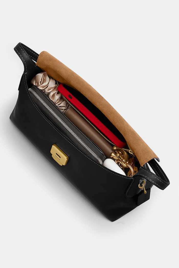 Coach torebka damska skórzana Chelsea Shoulder Bag 30 czarny CDS58
