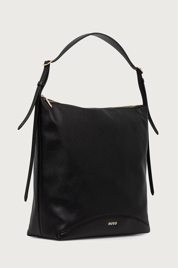 HUGO Сумка-шоппер для женщин из искусственной кожи Lucya_Hobo 50573441 чёрный AW26