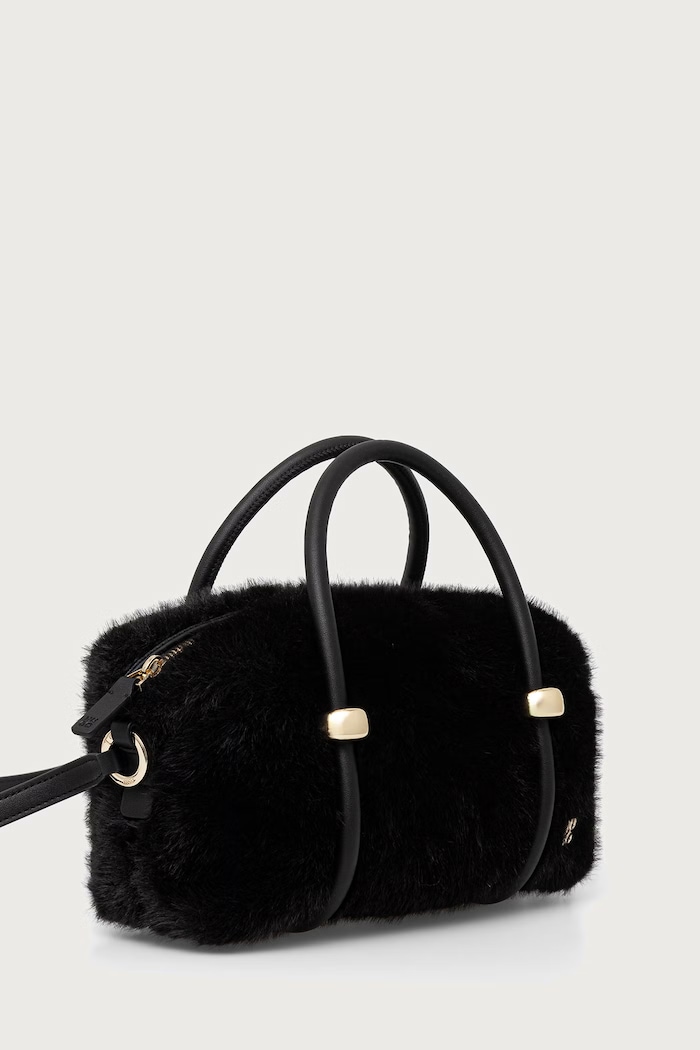 HUGO Torebka crossbody damska Briony F_SM Duffle 50573430 czarny AW26