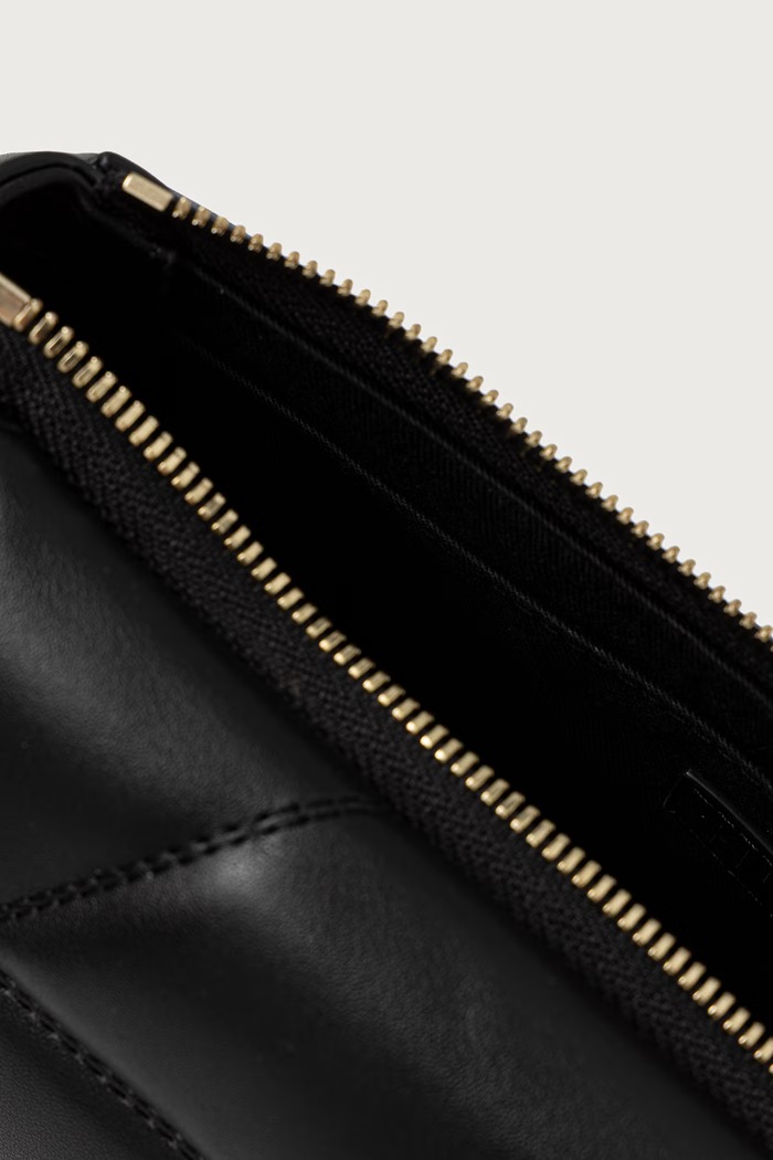 Mala torba hobo za žene od imitacije kože Yorih Q_Sh. Bag FL. HUGO crna 50573285