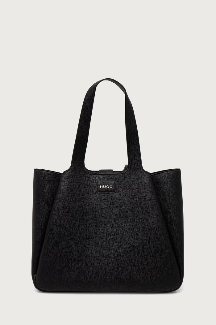 HUGO Torebka shopper damska z imitacji skóry Orin_Tote czarny 50557827