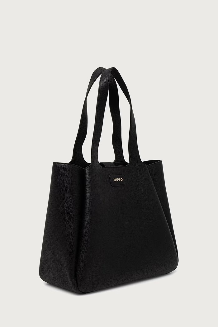HUGO Torebka shopper damska z imitacji skóry Orin_Tote 50557827 czarny AW26