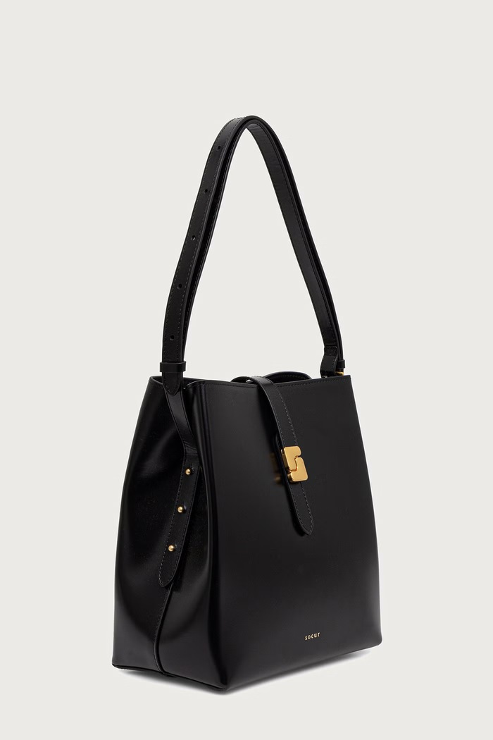 Soeur Βαλιτσάκι γυναικείο δερμάτινο BELLO SEM0951BELLO μαύρο AW26