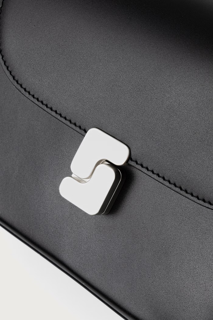 Borsa a tracollo da donna in pelle BELLISSIMA MINI Soeur SEM1379BELLIMIN nero