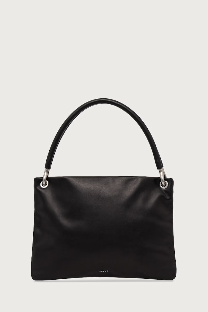 Soeur Shopper γυναικεία δερμάτινη GIA MINI μαύρο SEM1439GIAMINI
