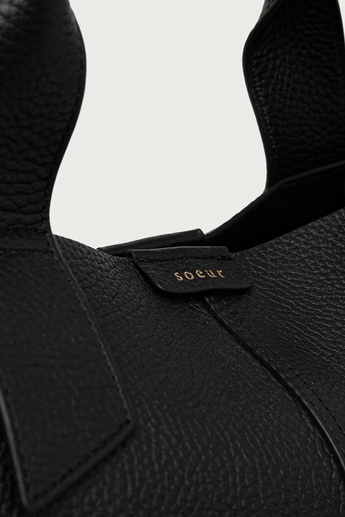 Shopper torba za žene od kože SUAVE Soeur SEM1385SUAVE crna