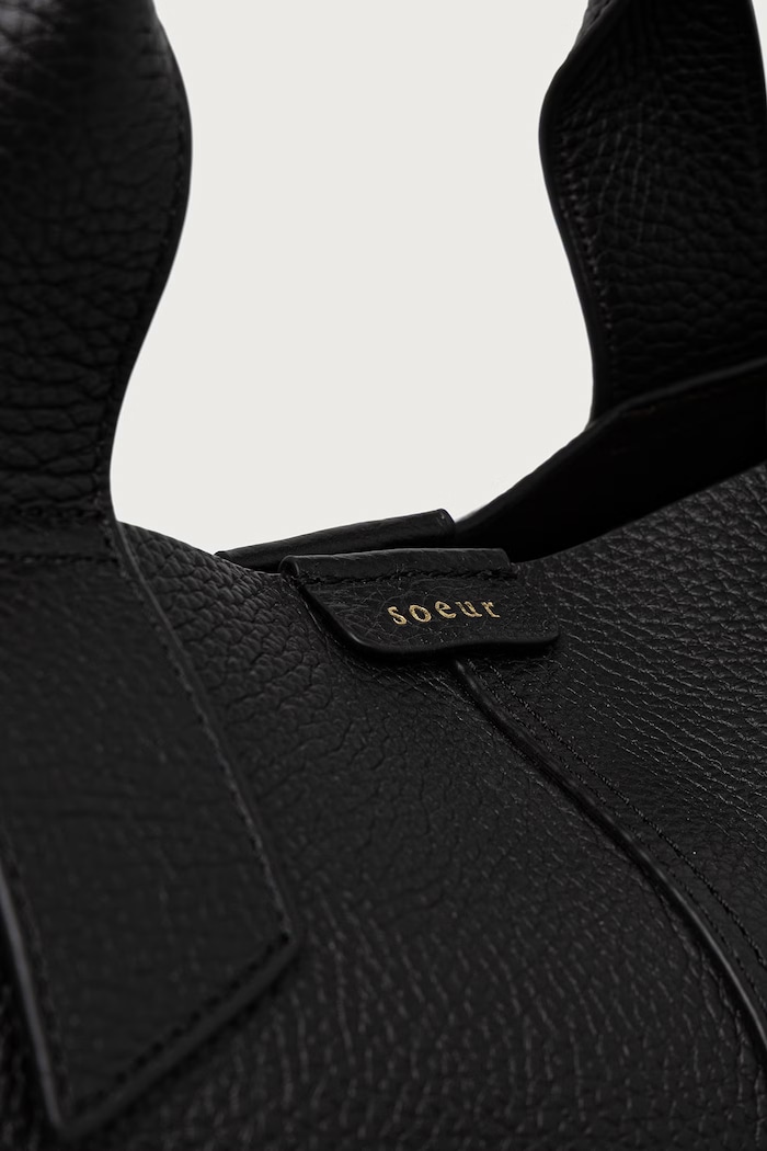 Shopper torba za žene od kože SUAVE Soeur SEM1385SUAVE crna