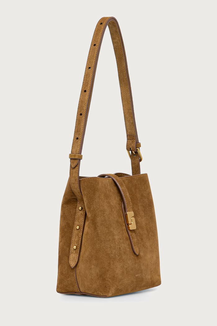 Soeur Torebka crossbody damska skórzana BELLO MINI SEM1340BELLOMIN zielony AW26