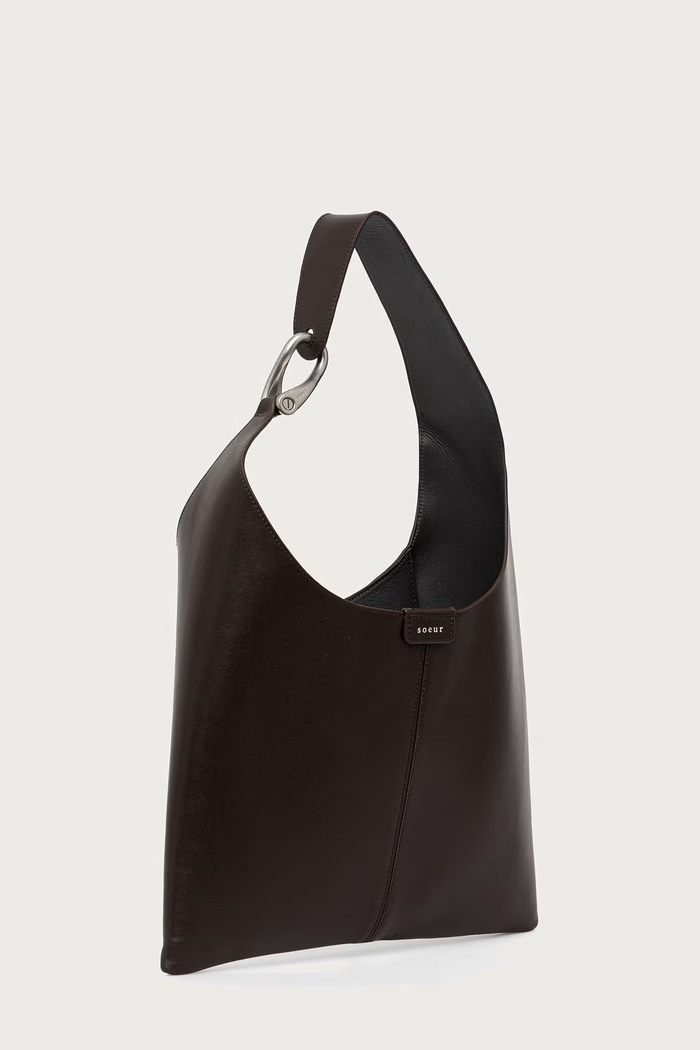 Soeur Shopper γυναικεία δερμάτινη COSIMA MINI SEM1142COSIMAMI καφέ AW26