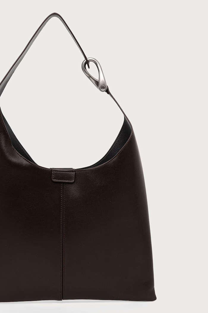 Αξεσουάρ Soeur Shopper γυναικεία δερμάτινη COSIMA MINI SEM1142COSIMAMI καφέ