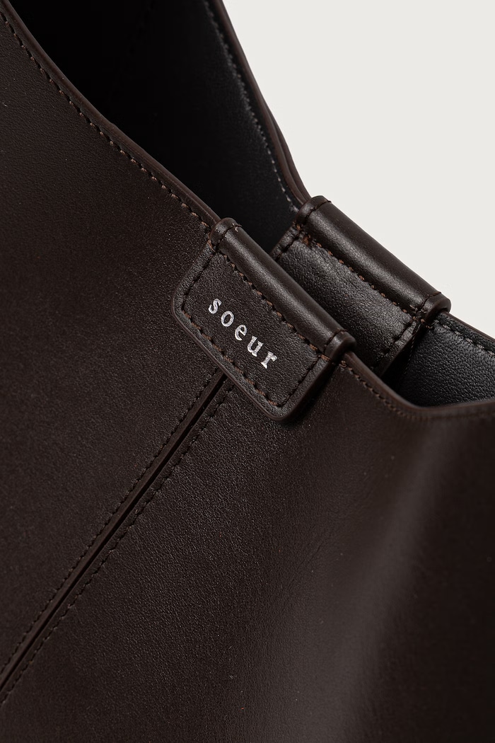 Shopper γυναικεία δερμάτινη COSIMA MINI Soeur SEM1142COSIMAMI καφέ