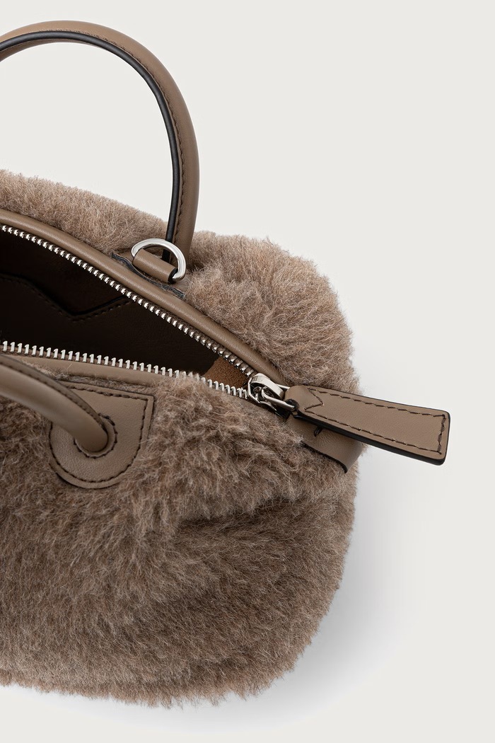 Torebka crossbody damska z wełną Max Mara beżowy 2624516232600