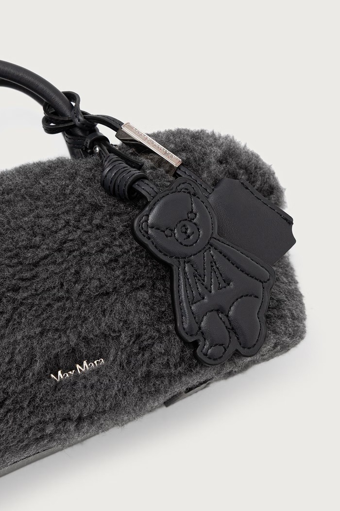 Torebka crossbody damska wełniana Max Mara 2624516202600 szary
