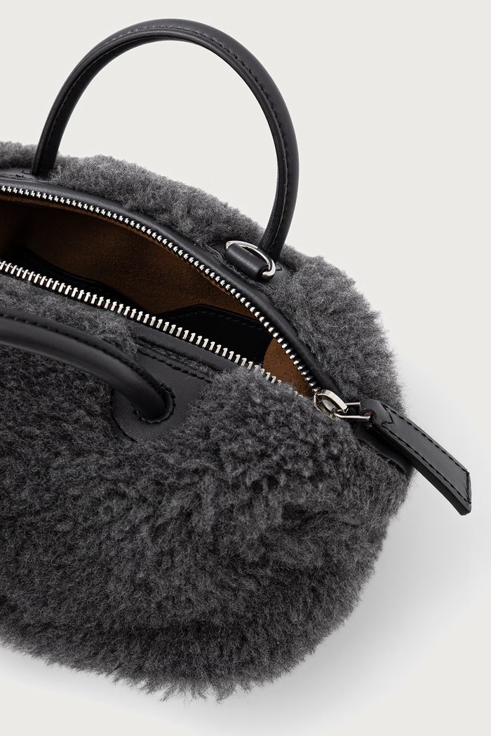 Torebka crossbody damska wełniana Max Mara szary 2624516202600