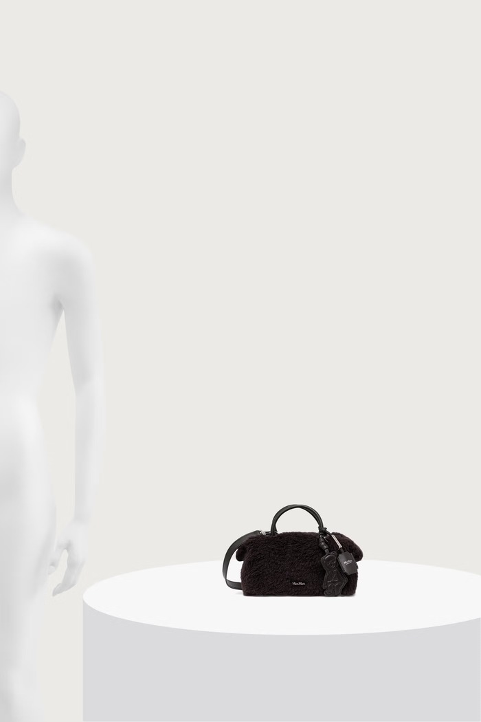 Max Mara Torebka crossbody damska z wełną 2624516182600