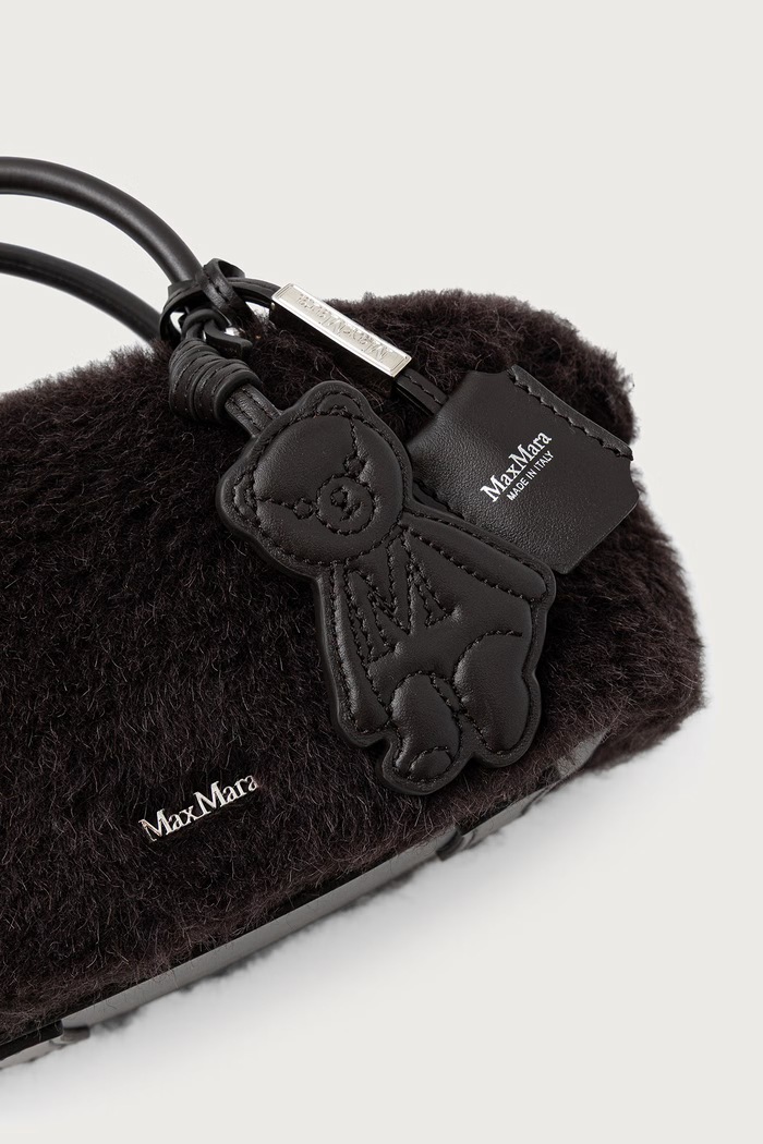 Torebka crossbody damska z wełną Max Mara 2624516182600 brązowy