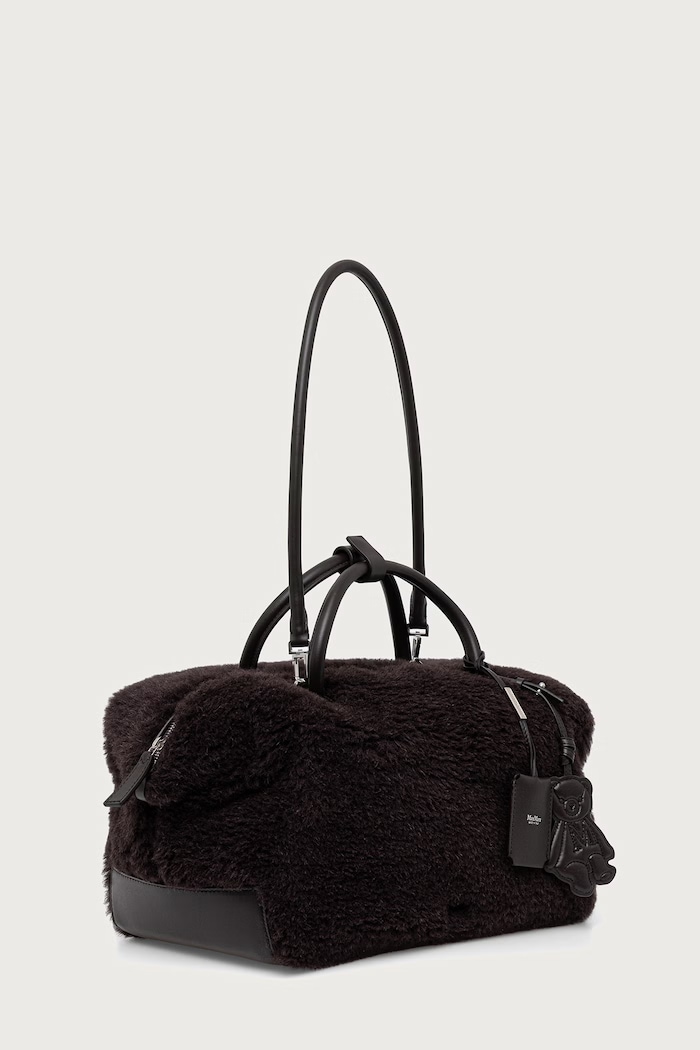 Max Mara Torebka shopper damska wełniana 2624516172600 brązowy AW26