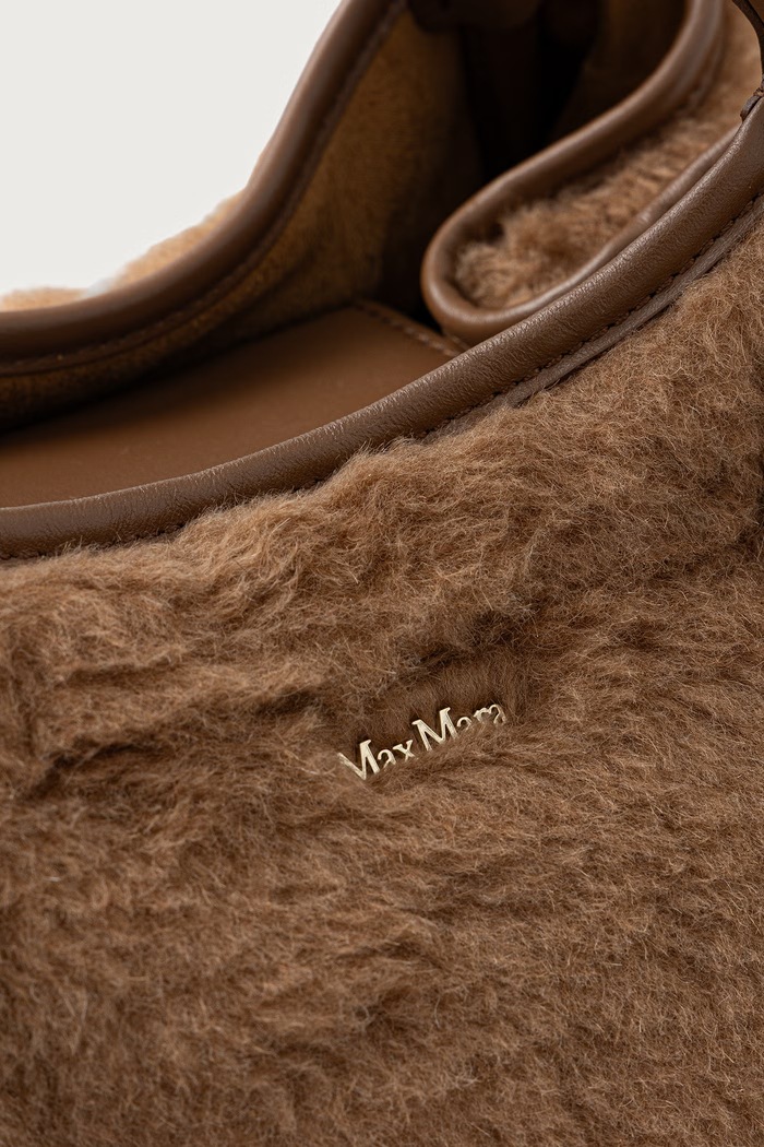 Torebka tote damska skórzana Max Mara 2624516112600 brązowy