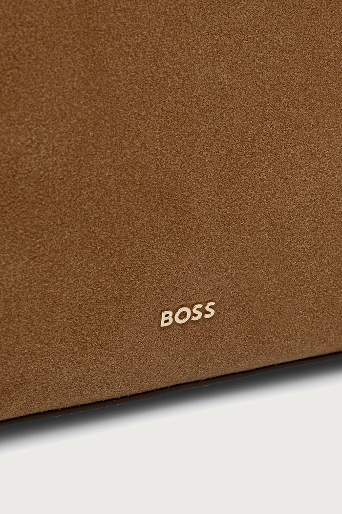 Torebka hobo damska Yelena Hobo BOSS beżowy 50573246