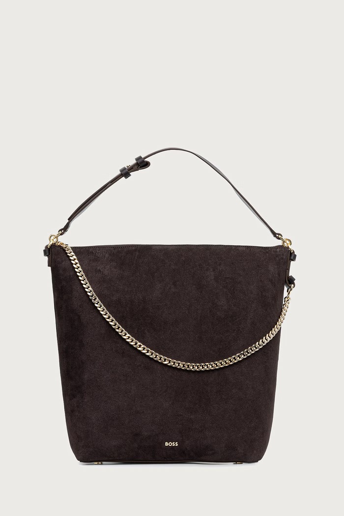 BOSS Kabelka hobo dámska Yelena Hobo hnedá 50573246