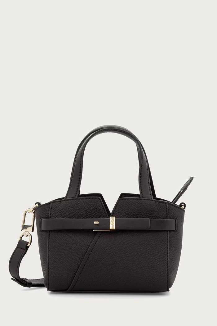 BOSS Torebka crossbody damska skórzana Boss Revers MiniTote brązowy 50573234
