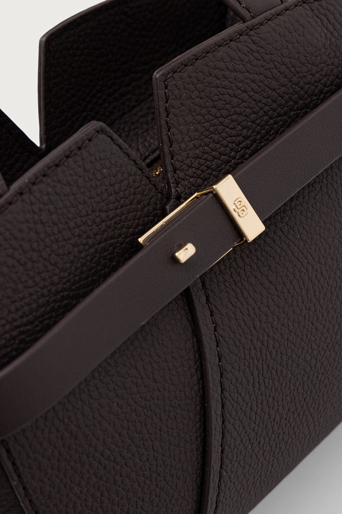 Torebka crossbody damska skórzana Boss Revers MiniTote BOSS 50573234 brązowy