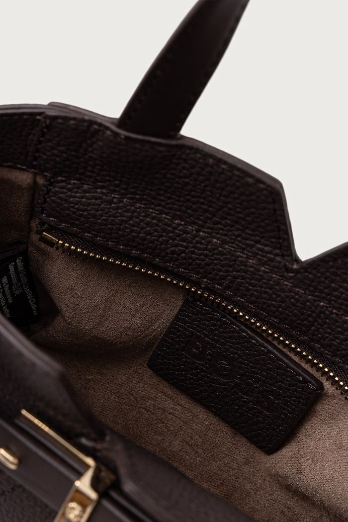 Torebka crossbody damska skórzana Boss Revers MiniTote BOSS brązowy 50573234