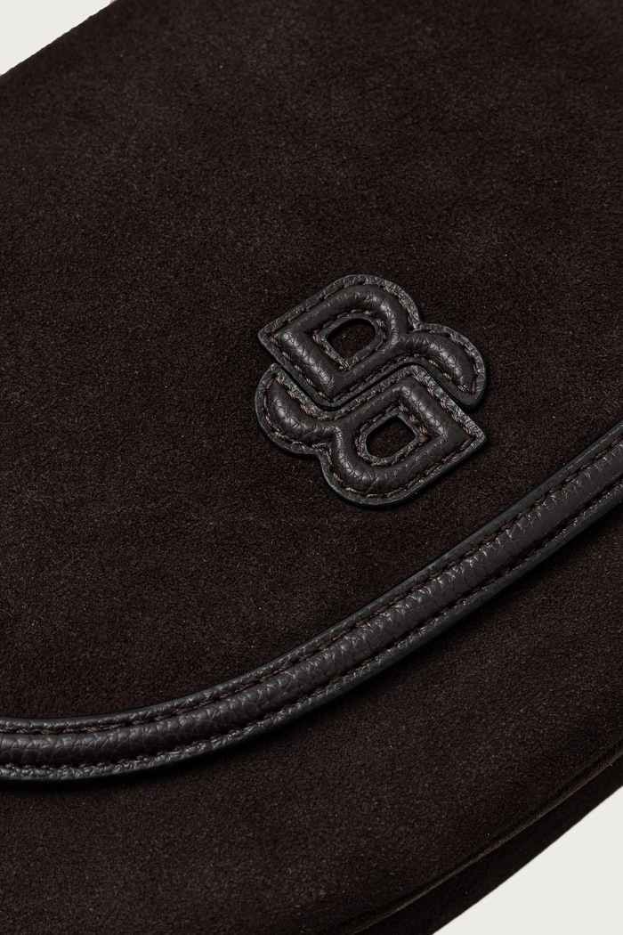 Mala torba hobo za žene Anett Flap Sh.bag BOSS 50573228 smeđa