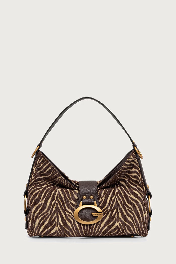 Guess Torebka hobo damska CAMDEN brązowy HWZB93.08180