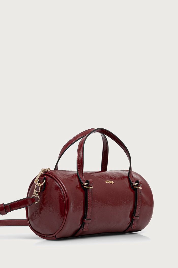 Guess Torebka bagietka damska z imitacji skóry TAYLOR HWTG23.25760 czerwony AW26