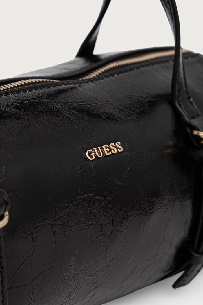 Torebka bagietka damska z imitacji skóry TAYLOR Guess HWTG23.25760 czarny