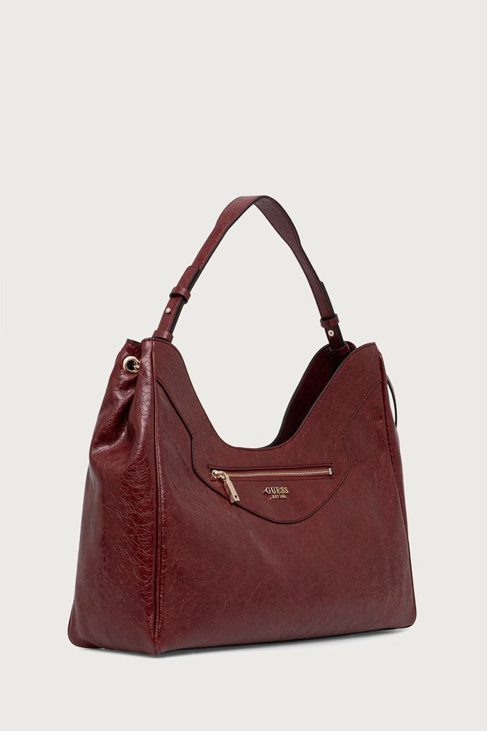 Guess Torebka shopper damska z imitacji skóry ANTONIA HWTG21.83020 czerwony AW26