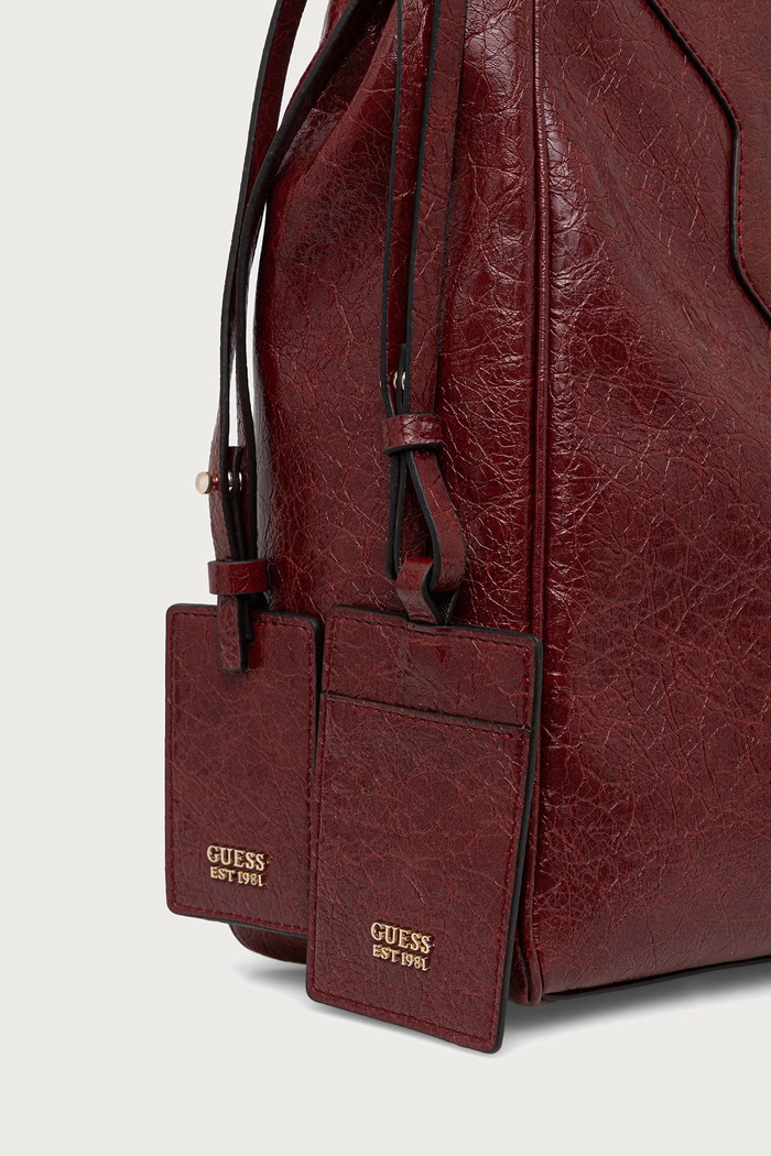 Torebka shopper damska z imitacji skóry ANTONIA Guess HWTG21.83020 czerwony