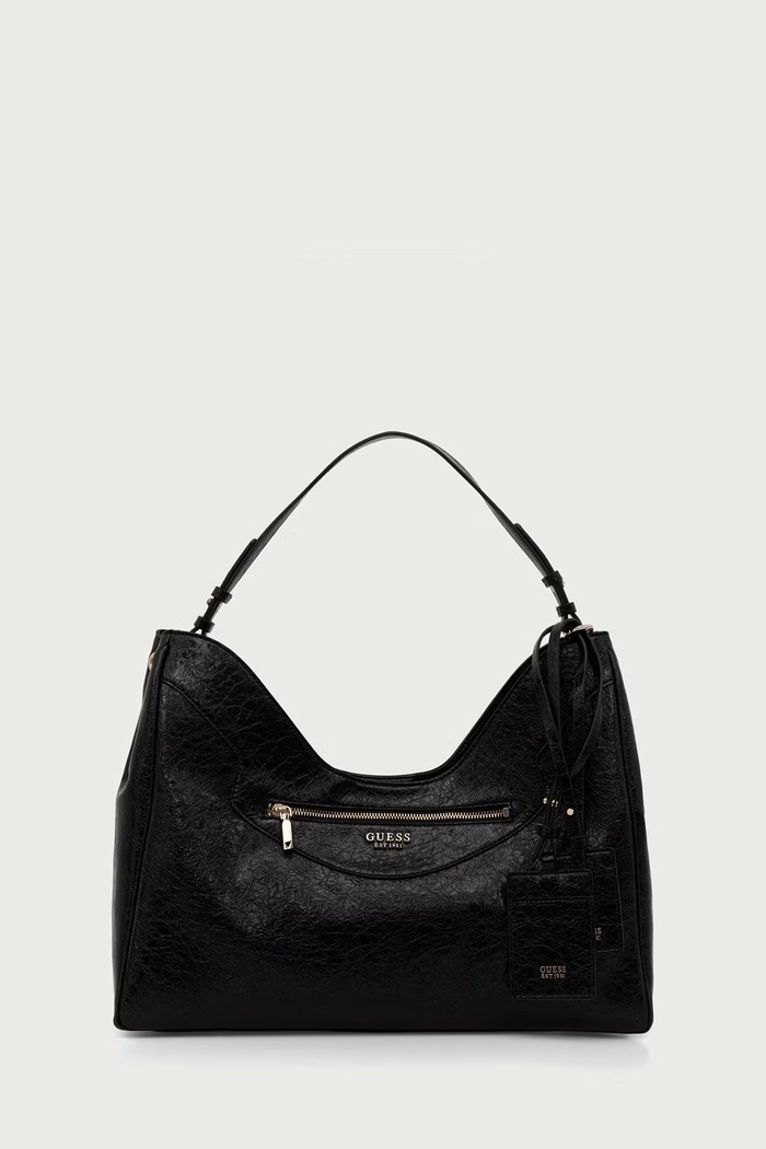 Guess Torebka shopper damska z imitacji skóry ANTONIA czarny HWTG21.83020