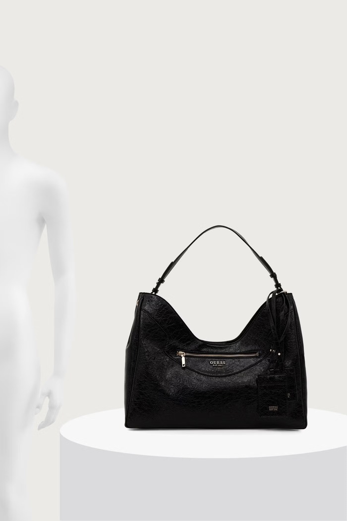 Torebka shopper damska z imitacji skóry ANTONIA Guess czarny HWTG21.83020