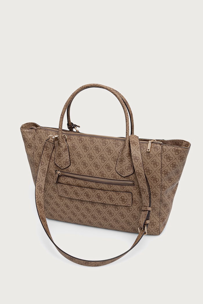 Akcesoria Guess Torebka shopper damska z imitacji skóry MARISSA HWSG24.82240 beżowy