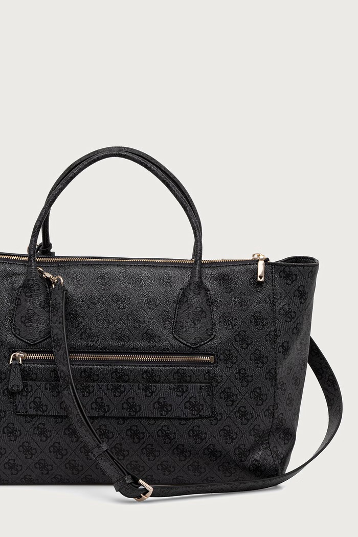 Akcesoria Guess Torebka shopper damska z imitacji skóry MARISSA HWSG24.82240 szary