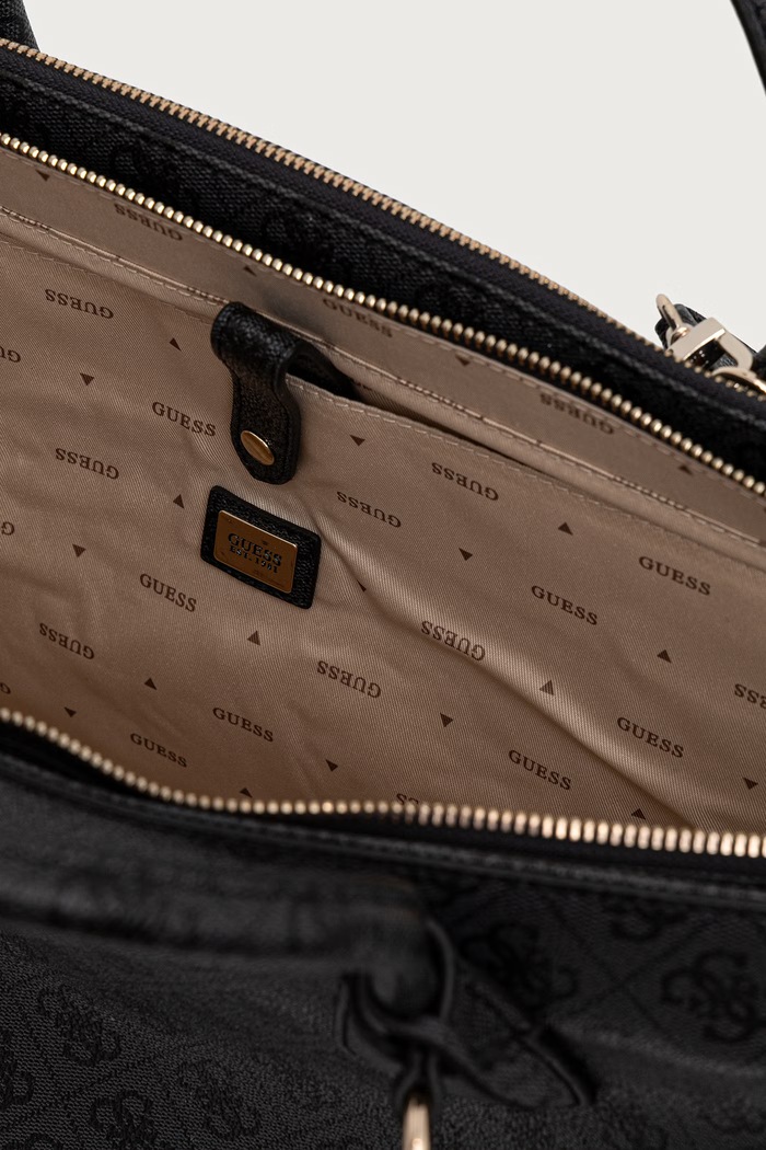 Torebka shopper damska z imitacji skóry MARISSA Guess szary HWSG24.82240